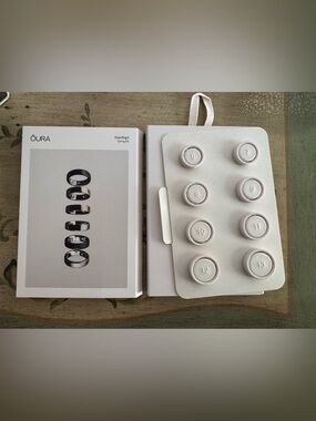 Oura White Ring Sizing Set with Numbered Placeholders